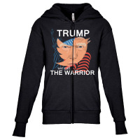 Trump We Call The Warrior Youth Zipper Hoodie | Artistshot