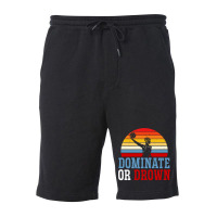 Dominate Or Drown Water Polo Athlete Pullover Hoodie Fleece Short | Artistshot