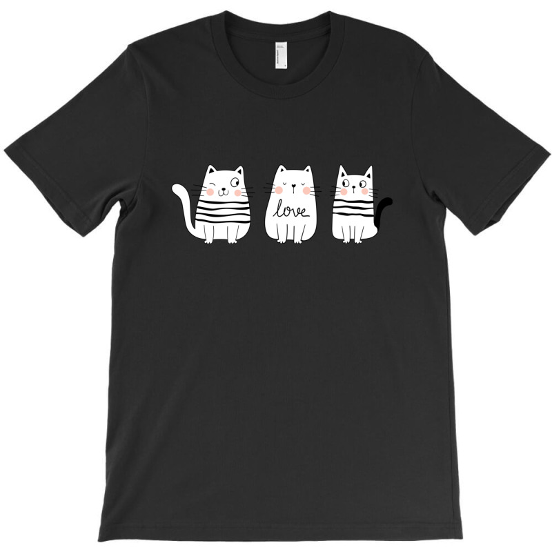 Three Cat Love Cute Cat Gift T-shirt | Artistshot