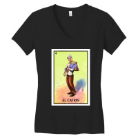 El Catrin Cantinflass Women's V-neck T-shirt | Artistshot