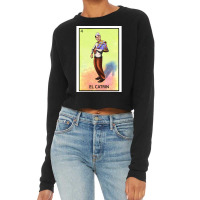 El Catrin Cantinflass Cropped Sweater | Artistshot