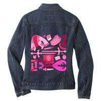 Sasha Waybright  Calamity (pink) Ladies Denim Jacket | Artistshot