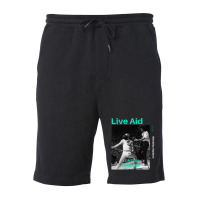 Live Aid At Wembley Fleece Short | Artistshot