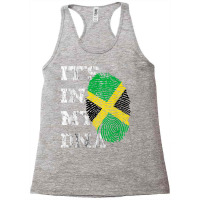 It's In My Dna Jamaica Genetic Jamaican Roots Jamaican Pride T Shirt Racerback Tank | Artistshot