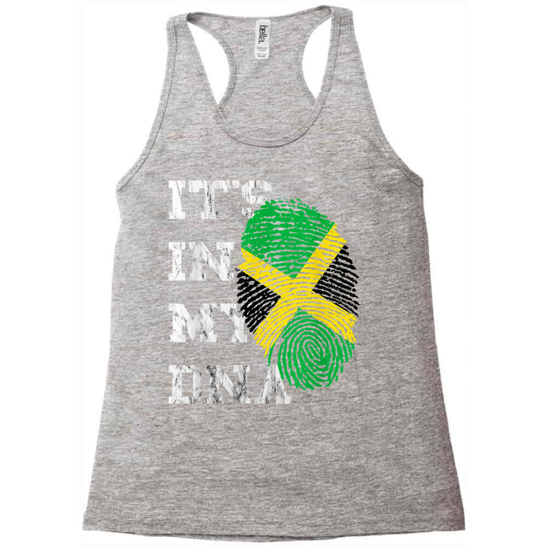 It's In My Dna Jamaica Genetic Jamaican Roots Jamaican Pride T Shirt Racerback Tank by cm-arts | Artistshot