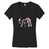 Elephant [triangulated Series] Women's V-neck T-shirt | Artistshot