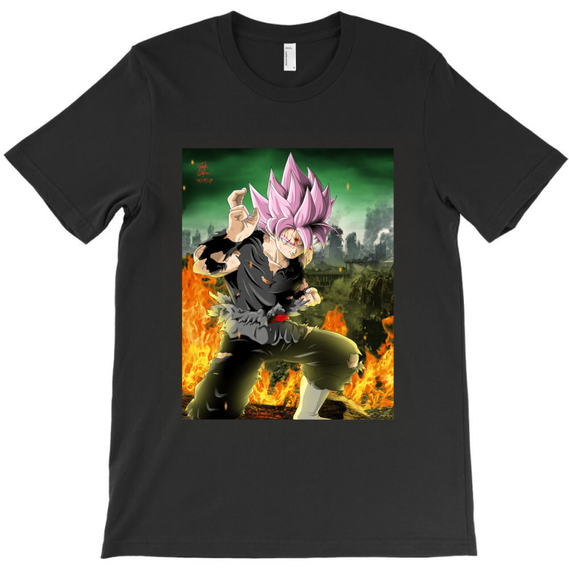 Black Goku Super Saiyan Rosé Dragonball Super.png T-Shirt by ardylanda | Artistshot