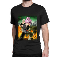 Black Goku Super Saiyan Rosé Dragonball Super.png Classic T-shirt | Artistshot