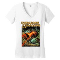 Dungeons & Dragons Strike The Beholder Women's V-neck T-shirt | Artistshot