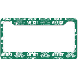 being an artist License Plate Frame | Artistshot