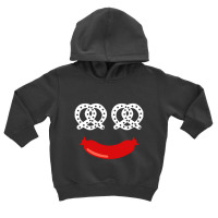 Happy Pretzel And Sausage Face Toddler Hoodie | Artistshot