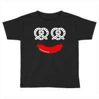 Happy Pretzel And Sausage Face Toddler T-shirt | Artistshot