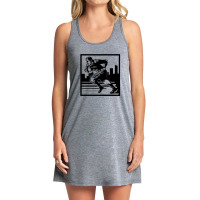 Vintage Woodblock Style Football Print Tank Dress | Artistshot