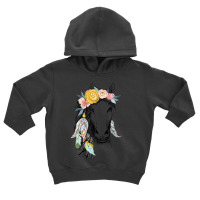 Cowgirls And Girls Who Love Horses Cute Hippy Boho Western Toddler Hoodie | Artistshot