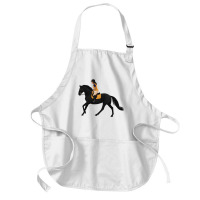 Zoe And Raven From Free Rein Equine Rampaige For Friend Medium-length Apron | Artistshot