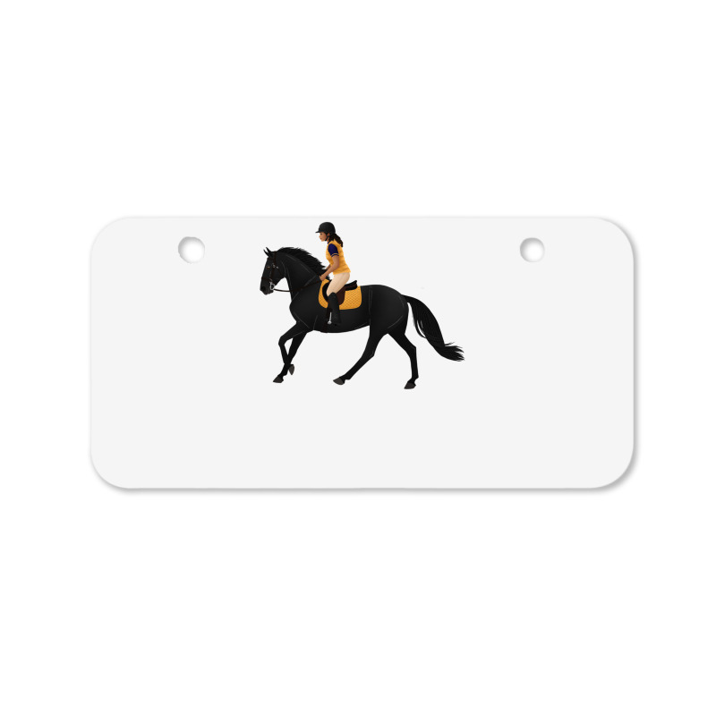 Zoe And Raven From Free Rein Equine Rampaige For Friend Bicycle License Plate | Artistshot