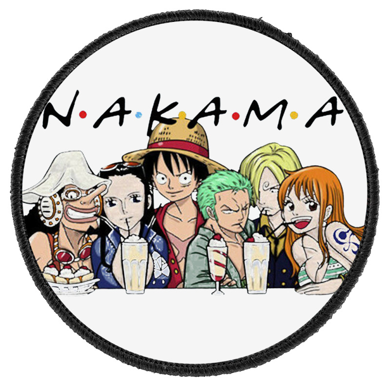 Custom Nakama Friends One Piece Round Patch By Syskpodcast Artistshot