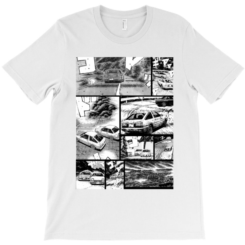 Initial D  Racing - Manga Wall Design (version 2) T-shirt | Artistshot