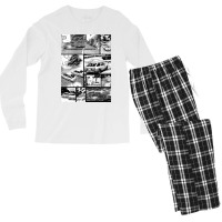 Initial D  Racing - Manga Wall Design (version 2) Men's Long Sleeve Pajama Set | Artistshot