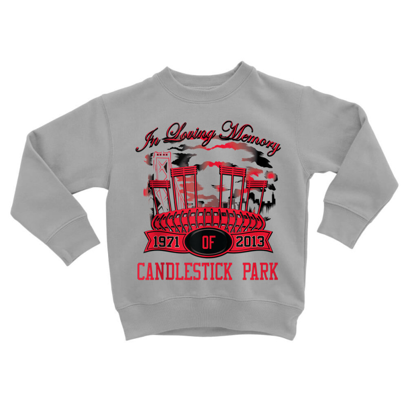 In Loving Memory Of Candlestick Park San Francisco Tank Top Toddler Sweatshirt by cm-arts | Artistshot