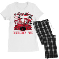 In Loving Memory Of Candlestick Park San Francisco Tank Top Women's Pajamas Set | Artistshot