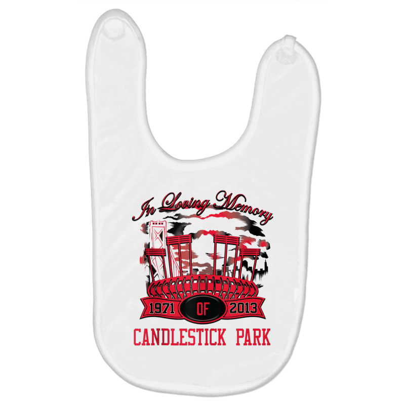 In Loving Memory Of Candlestick Park San Francisco Tank Top Baby Bibs by cm-arts | Artistshot