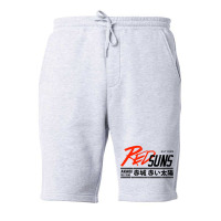 Initial D - Redsuns Tee (black) Fleece Short | Artistshot