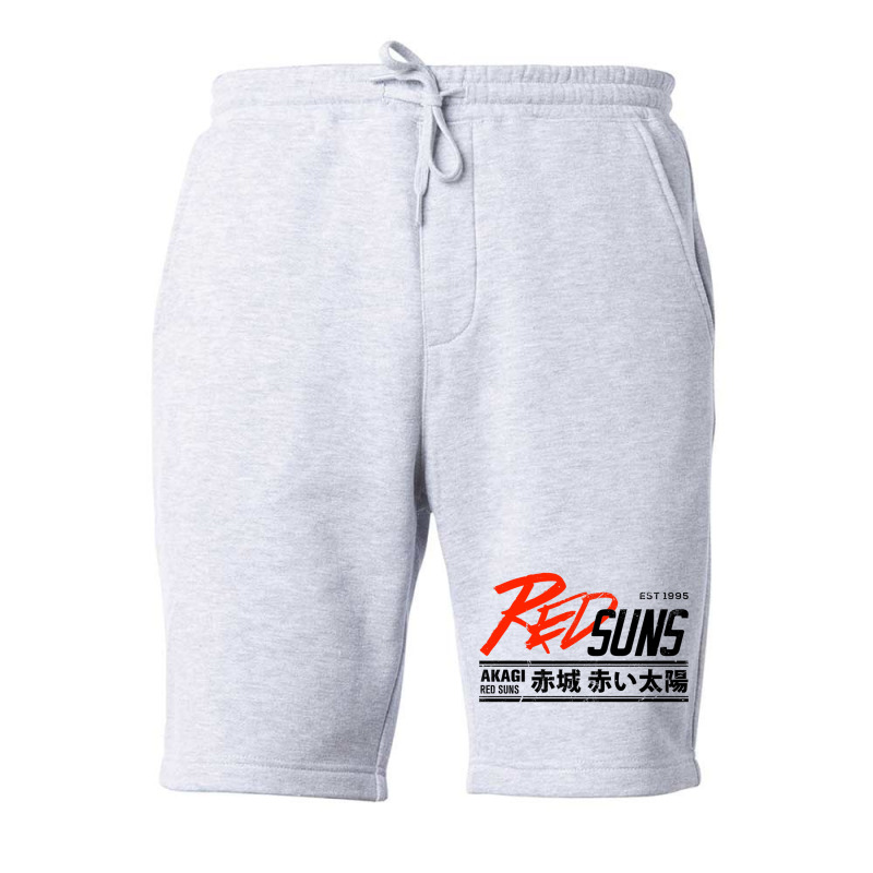 Initial D - Redsuns Tee (black) Fleece Short | Artistshot