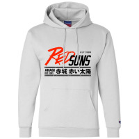 Initial D - Redsuns Tee (black) Champion Hoodie | Artistshot