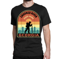 Crooked River State Park Georgia Retro Hiking Classic T-shirt | Artistshot