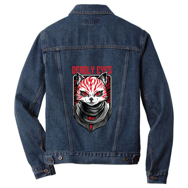 Deadly Eyes Men Denim Jacket | Artistshot