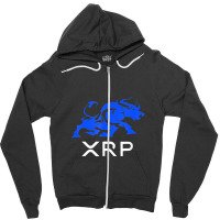 Market Bullrun Ripple The To Moon Cryptocurrency Xrp Rally Zipper Hoodie | Artistshot