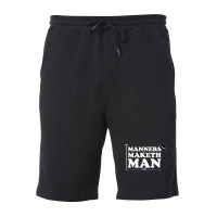 Manners Maketh Man Fleece Short | Artistshot