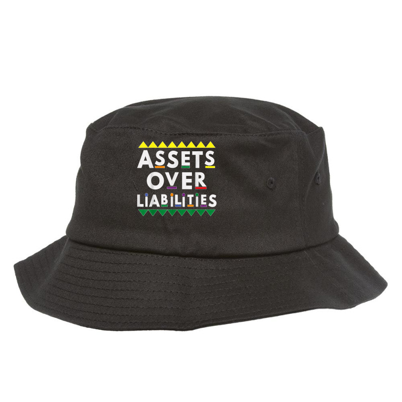 Assets Over Liabilities 80's 90's Style Bucket Hat by cm-arts | Artistshot