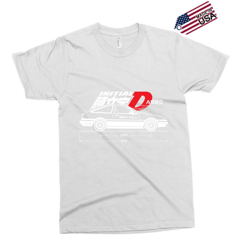 Initial D (side View) Black Exclusive T-shirt | Artistshot