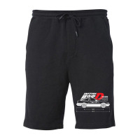 Initial D (side View) Black Fleece Short | Artistshot