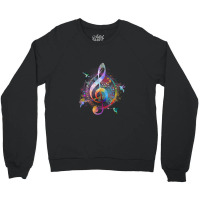 Music Musical Instrument Birds Treble Crewneck Sweatshirt | Artistshot