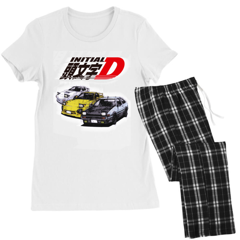 Initial D Ae86 _ Rx7 Sketch Women's Pajamas Set by PRISCILLABIRD | Artistshot