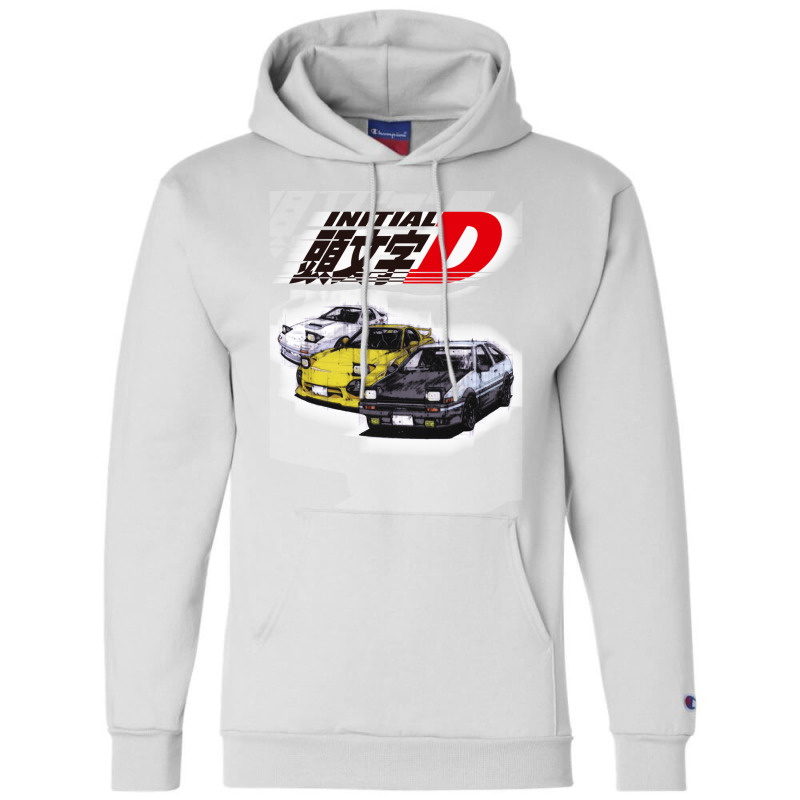 Initial D Ae86 _ Rx7 Sketch Champion Hoodie | Artistshot