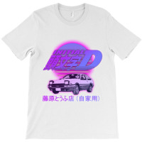 Initial D Ae86 Retro Synthwave T-shirt | Artistshot