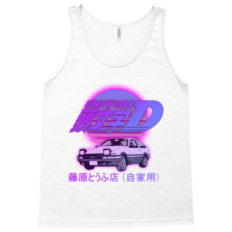 Initial D Ae86 Retro Synthwave Tank Top | Artistshot