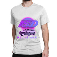 Initial D Ae86 Retro Synthwave Classic T-shirt | Artistshot