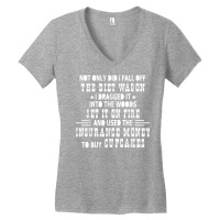 Not Only Did I Fall Off The Diet Wagon I Dragged It Into The T Shirt Women's V-neck T-shirt | Artistshot