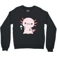 Cute Axolotl Salute Crewneck Sweatshirt | Artistshot