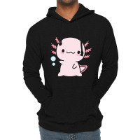 Cute Axolotl Salute Lightweight Hoodie | Artistshot