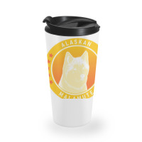 Alaskan Malamute Alaskan Malamute Dog Portrait Travel Mug | Artistshot