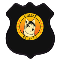 Alaskan Malamute Alaskan Malamute Dog Portrait Shield Patch | Artistshot