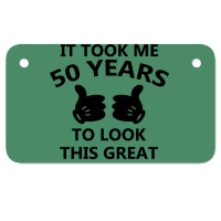 It Took Me 50 Years To Look This Great Motorcycle License Plate | Artistshot