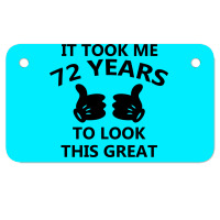 It Took Me 72 Years To Look This Great Motorcycle License Plate | Artistshot