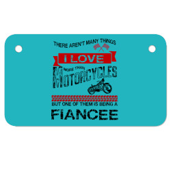 This Fiance Loves Motorcycles Motorcycle License Plate | Artistshot